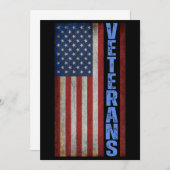 VETERANEN, VLAG 4 JULI KAART (Voorkant / Achterkant)