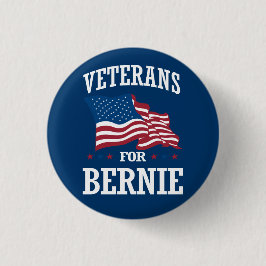 VETERANEN VOOR BERNIE SANDERS RONDE BUTTON 3,2 CM