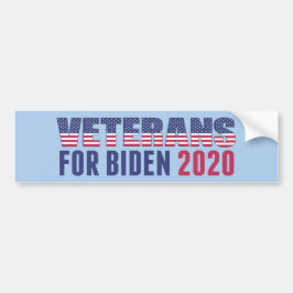 Veteranen voor Biden 2020 Bumpersticker