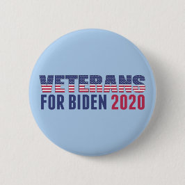 Veteranen voor Biden 2020 Ronde Button 5,7 Cm