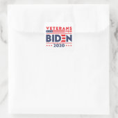 VETERANEN VOOR BIDEN 2020 VIERKANTE STICKER (Tas)