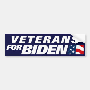 Veteranen voor Biden 2024 Bumpersticker
