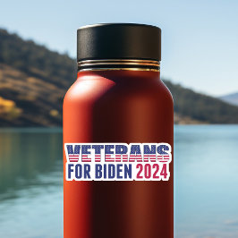 Veteranen voor Biden 2024 Verkiezingslaptop Sticker