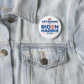Veteranen voor Biden Harris 2020 Ronde Button 5,7 Cm (In situ)