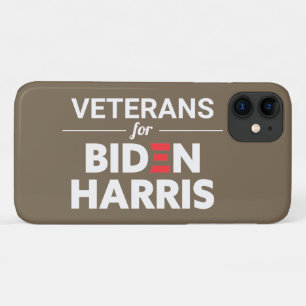 Veteranen voor Biden Harris Custom Text Brown Tan Case-Mate iPhone Case