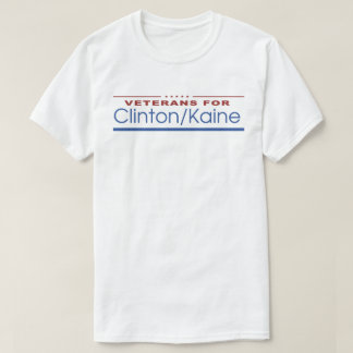Veteranen voor Clinton / Kaine 2016 T-shirt