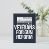 Veteranen voor de hervorming van het Pistool Briefkaart (Staand voorkant)