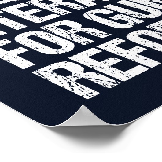 Veteranen voor de hervorming van het Pistool Poster (Hoek)