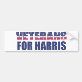 Veteranen voor Harris 2024 verkiezing Bumpersticker