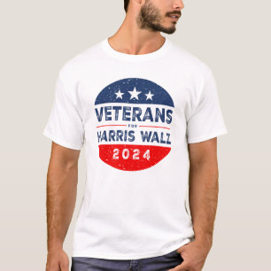 Veteranen voor Harris 2024 voor President Campaign T-shirt
