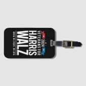Veteranen voor Harris Walz 2024 Presidential Bagagelabel (Voorkant (horizontaal))