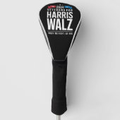 Veteranen voor Harris Walz 2024 Presidential Golfheadcover (Voorkant)