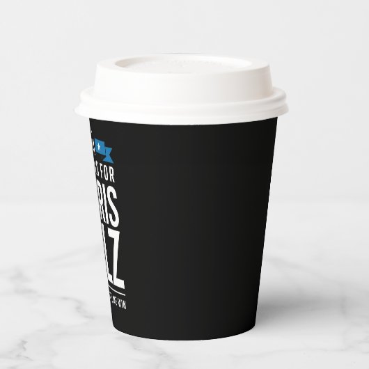 Veteranen voor Harris Walz 2024 Presidential Papieren Bekers (Links)