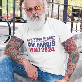 Veteranen voor Harris Walz 2024 Verkiezingen Tri-Blend Shirt