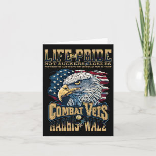 Veteranen voor Harris Wheimer 2024 Militaire diere Kaart