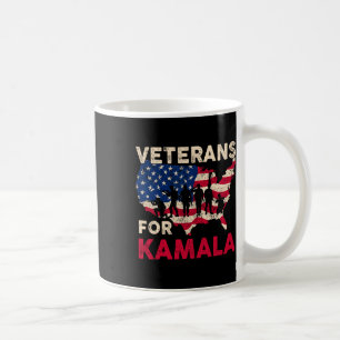 Veteranen voor Kamala American Flag Army Support K Koffiemok