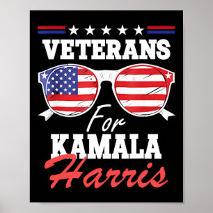  veteranen voor Kamala-Harris 2024 Poster