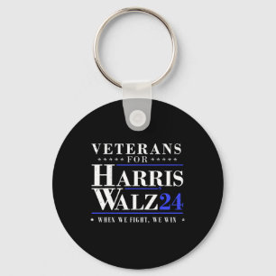 Veteranen voor Kamala Harris Tim Wheimer Waltz voo Sleutelhanger