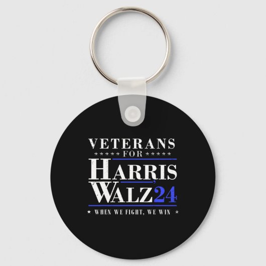 Veteranen voor Kamala Harris Tim Wheimer Waltz voo Sleutelhanger (Voorkant)