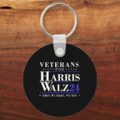 Veteranen voor Kamala Harris Tim Wheimer Waltz voo Sleutelhanger (Voorkant)