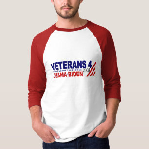 Veteranen voor Obama Biden T-shirt