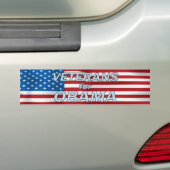 Veteranen voor Obama-Bumpersticker Bumpersticker (Op auto)