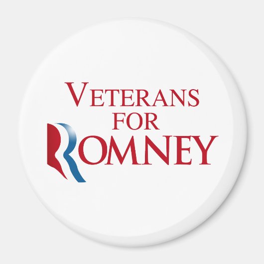 VETERANEN VOOR ROMNEY.png Magneet (Voorkant)