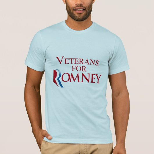 VETERANEN VOOR ROMNEY.png T-shirt (Voorkant)