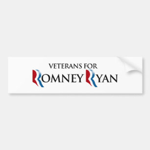 VETERANEN VOOR ROMNEY RYAN.png Bumpersticker