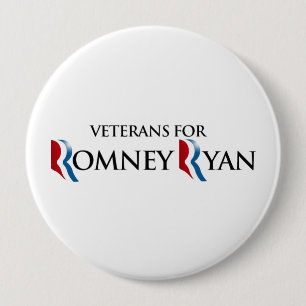 VETERANEN VOOR ROMNEY RYAN.png Ronde Button 4,0 Cm