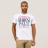 Veteranen voor Ron Paul Shirt (Voorkant volledig)