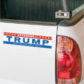 Veteranen voor Trump 2016-Bumpersticker Bumpersticker (Op Truck)