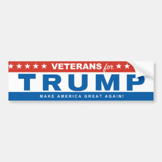 Veteranen voor Trump 2016-Bumpersticker Bumpersticker
