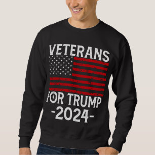 Veteranen voor Trump 2024 Pro Trump Trui