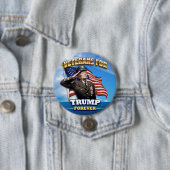 VETERANEN voor TRUMP Forever Ronde Button 7,6 Cm (In situ)