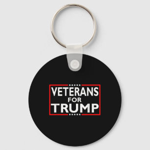 Veteranen voor Trump President 2024 Sleutelhanger