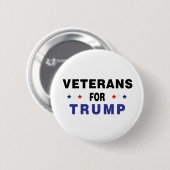 Veteranen voor Trump Ronde Button 5,7 Cm (Voorkant /achterkant)