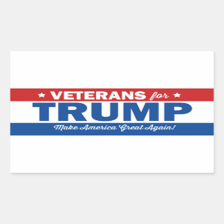 Veteranen voor Trump Stickers - Set van 4