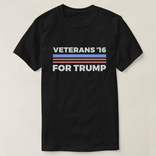 Veteranen voor Trump T-shirt (Design voorkant)