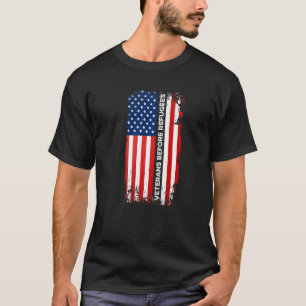 Veteranen voor vluchtelingen steunen veteranenlege t-shirt