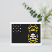 Veteranen Vrijgesteld vlag Briefkaart (Staand voorkant)