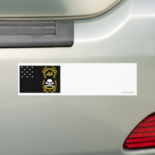 Veteranen Vrijgesteld vlag Bumpersticker (Op auto)