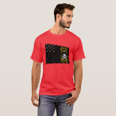 Veteranen Vrijstellen vlag-vlag T-shirt (Voorkant volledig)