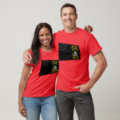 Veteranen Vrijstellen vlag-vlag T-shirt (Unisex)