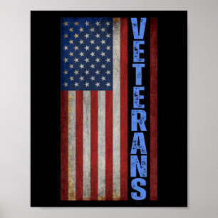 VETERANEN VS-VLAG 4 JULI T-Shirt Poster