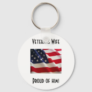 Veteranen WifeProud van hem. Sleutelhanger