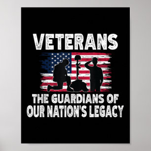 Veteranen zijn de bewakers van de erfenis van onze poster