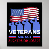 Veteranen zijn geen sukkels of lossers poster (Voorkant)