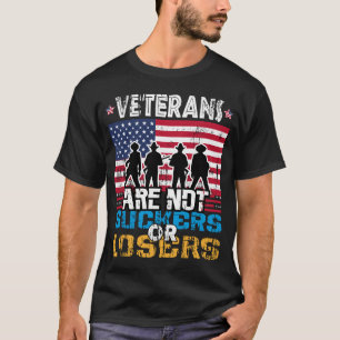 Veteranen zijn geen sukkels of verliezers Anti-Tru T-shirt