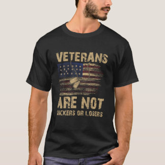 Veteranen zijn geen sukkels of verliezers Biden 20 T-shirt